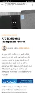 ATC SCM 100 SL - Audiograde (UK) review